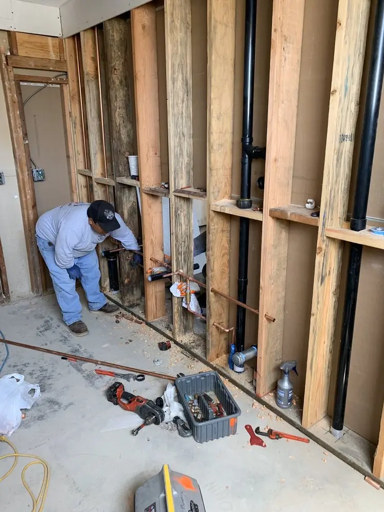 Commercial rough-in plumbing for Water Heater Replacement in Mooresville
